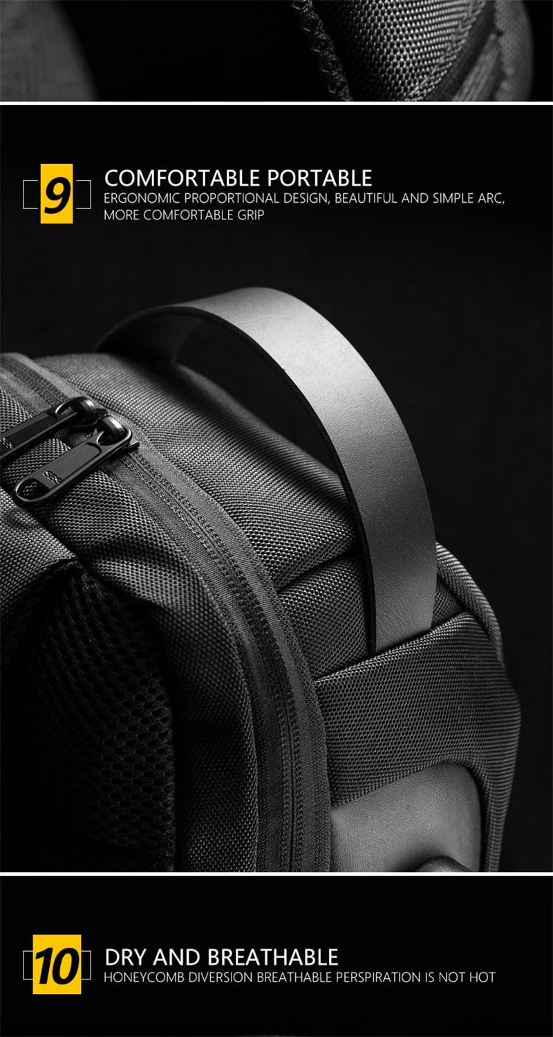Anti-theft Waterproof Crossbody USB Bag - Image 13