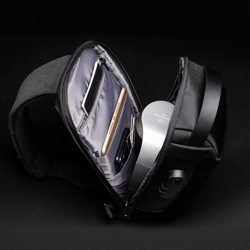 Anti-theft Waterproof Crossbody USB Bag - Image 14