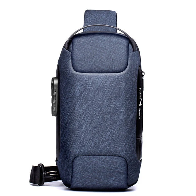 Anti-theft Waterproof Crossbody USB Bag - Image 17