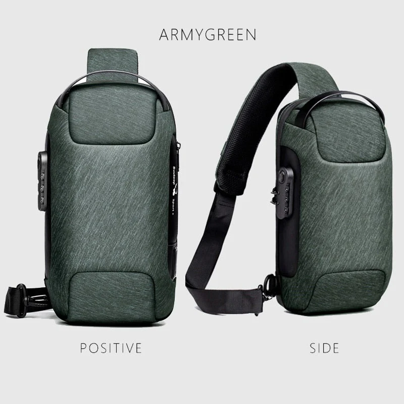 Anti-theft Waterproof Crossbody USB Bag - Image 20