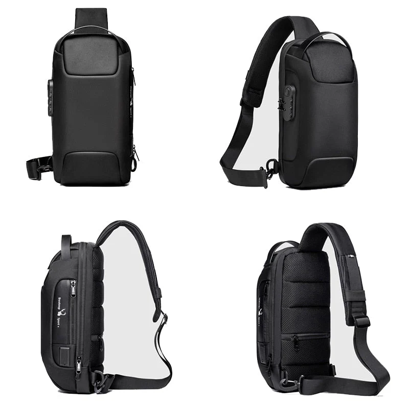 Anti-theft Waterproof Crossbody USB Bag - Image 3