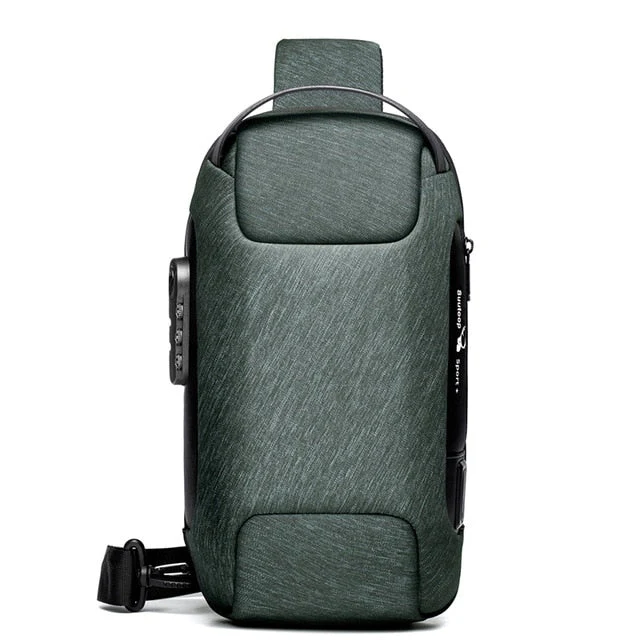 Anti-theft Waterproof Crossbody USB Bag - Image 9