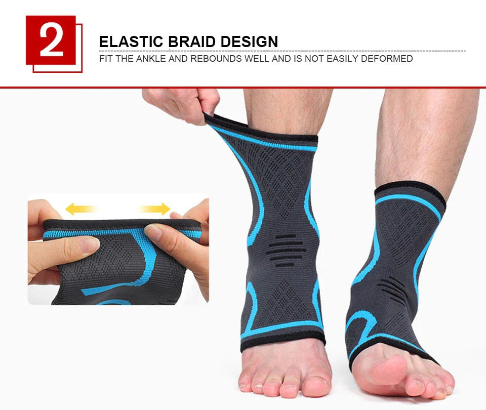 AOLIKES Sports Ankle Elastic Compression Protector (1pc) - Image 12