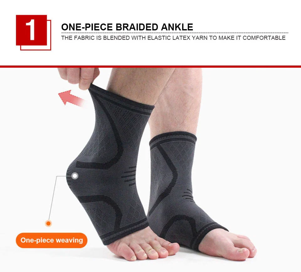 AOLIKES Sports Ankle Elastic Compression Protector (1pc) - Image 6