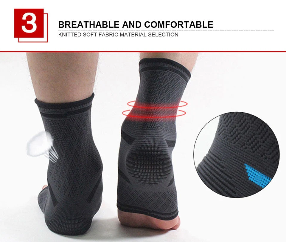 AOLIKES Sports Ankle Elastic Compression Protector (1pc) - Image 9
