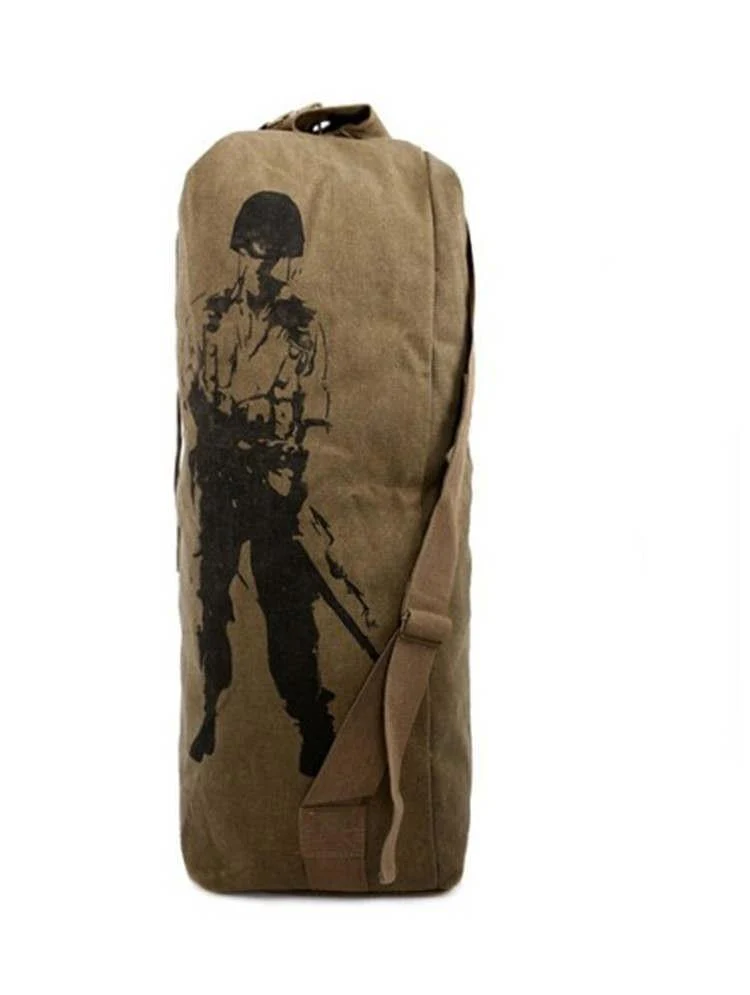 Army Canvas Bucket Bag - Image 11