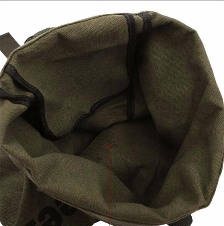 Army Canvas Bucket Bag - Image 13