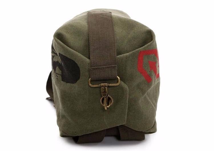 Army Canvas Bucket Bag - Image 5