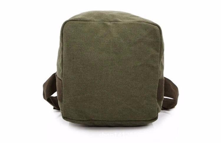 Army Canvas Bucket Bag - Image 7