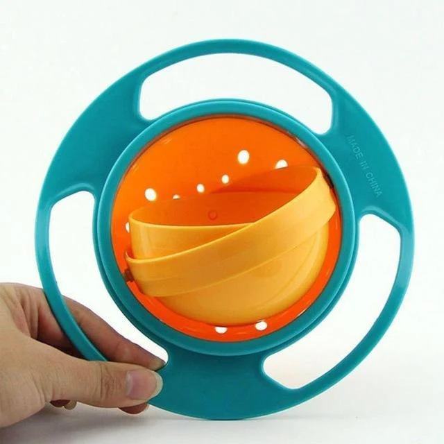 Baby Spill-Proof Gyro Bowl (2 pcs) - Image 4