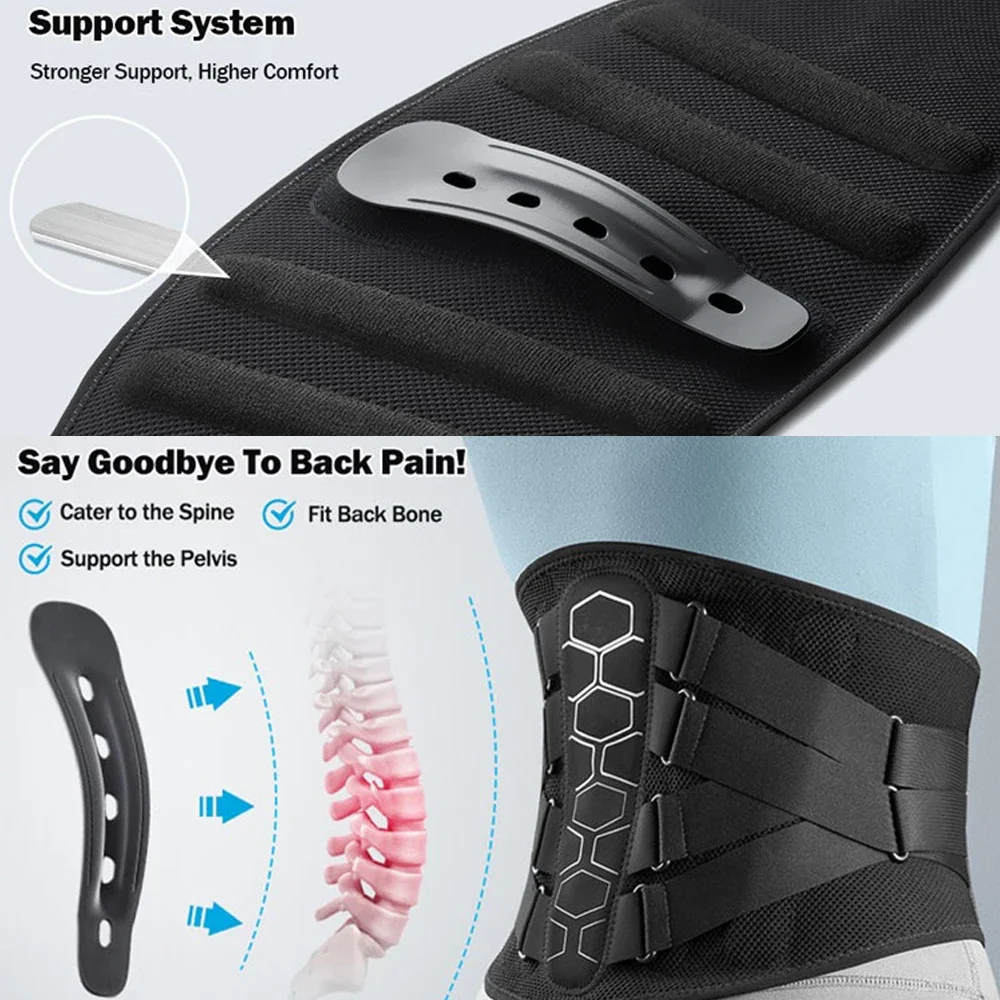 Lower Back & Lumbar Support Brace – Pain Relief for Sciatica, Herniated Discs and Scoliosis - Image 11