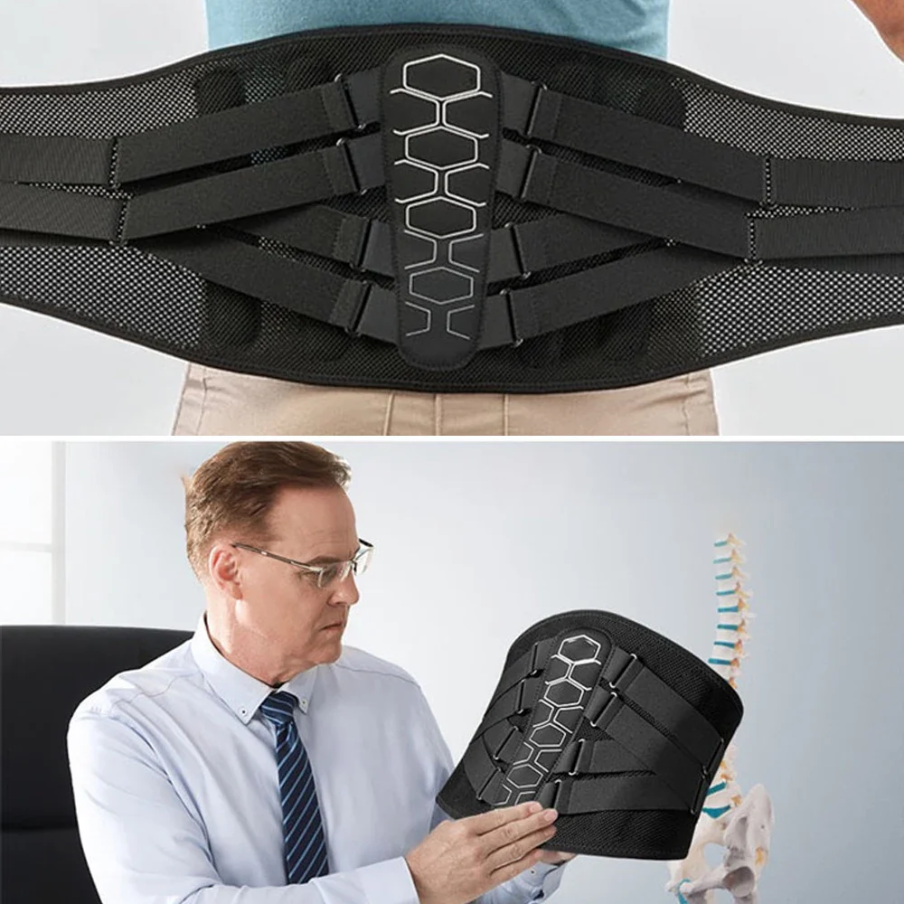 Lower Back & Lumbar Support Brace – Pain Relief for Sciatica, Herniated Discs and Scoliosis - Image 12