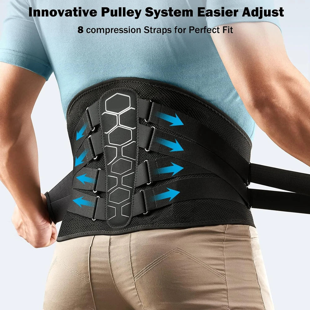 Lower Back & Lumbar Support Brace – Pain Relief for Sciatica, Herniated Discs and Scoliosis - Image 5