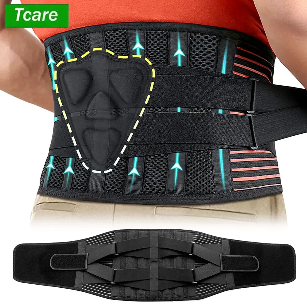Orthopedic Advanced Lumbar Support Brace with 3D Cushion Pad for Focused Relief