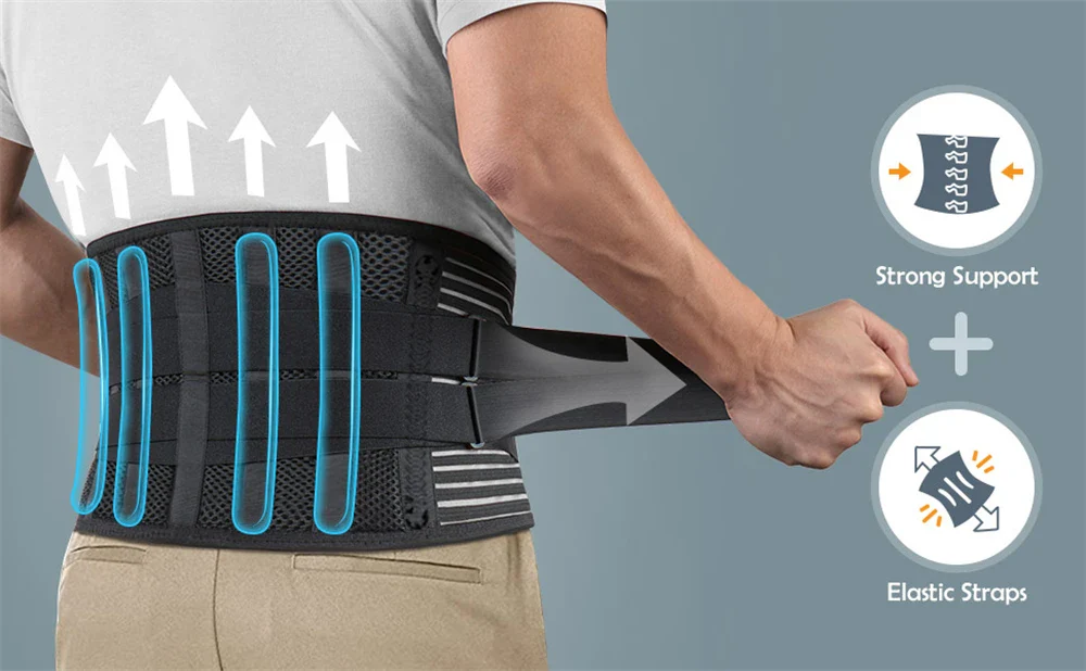 Orthopedic Advanced Lumbar Support Brace with 3D Cushion Pad for Focused Relief - Image 10