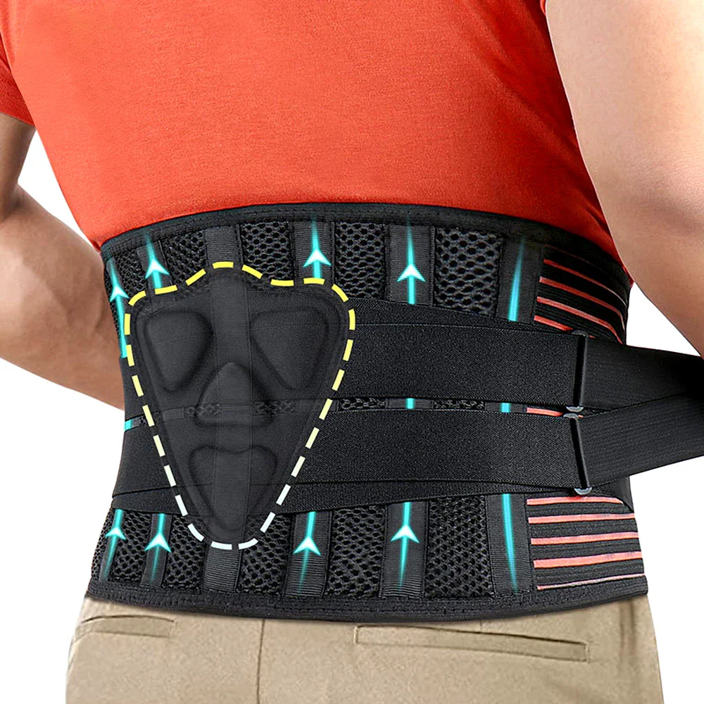 Orthopedic Advanced Lumbar Support Brace with 3D Cushion Pad for Focused Relief - Image 14