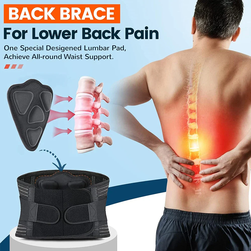 Orthopedic Advanced Lumbar Support Brace with 3D Cushion Pad for Focused Relief - Image 15