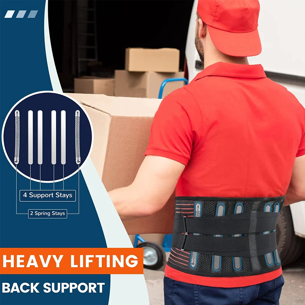 Orthopedic Advanced Lumbar Support Brace with 3D Cushion Pad for Focused Relief - Image 16