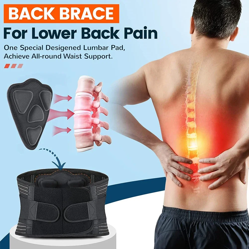 Orthopedic Advanced Lumbar Support Brace with 3D Cushion Pad for Focused Relief - Image 2
