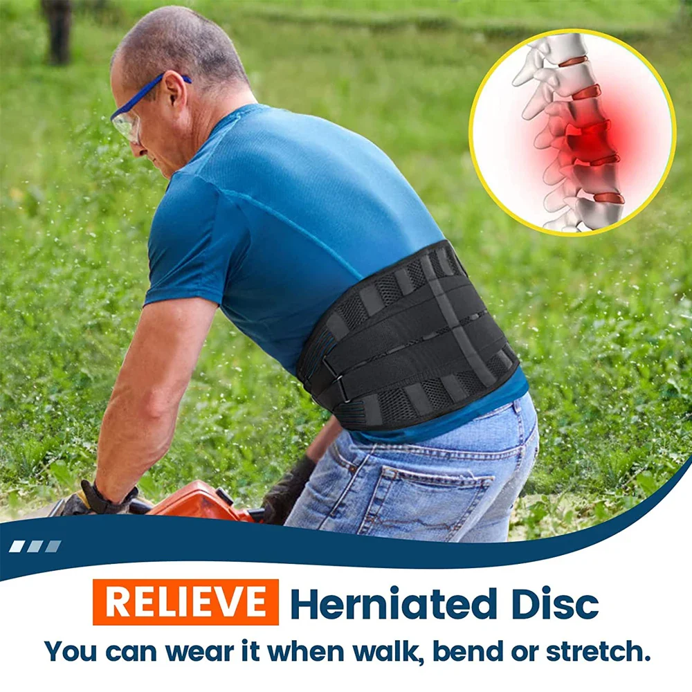Orthopedic Advanced Lumbar Support Brace with 3D Cushion Pad for Focused Relief - Image 21