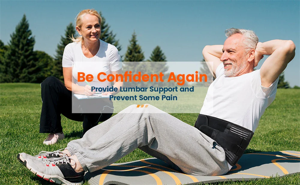 Orthopedic Advanced Lumbar Support Brace with 3D Cushion Pad for Focused Relief - Image 9