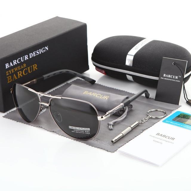 BARCUR™ Anti-UV Polarized Unisex Aviator Sunglasses - Image 5