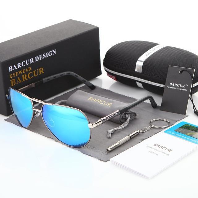 BARCUR™ Anti-UV Polarized Unisex Aviator Sunglasses - Image 6