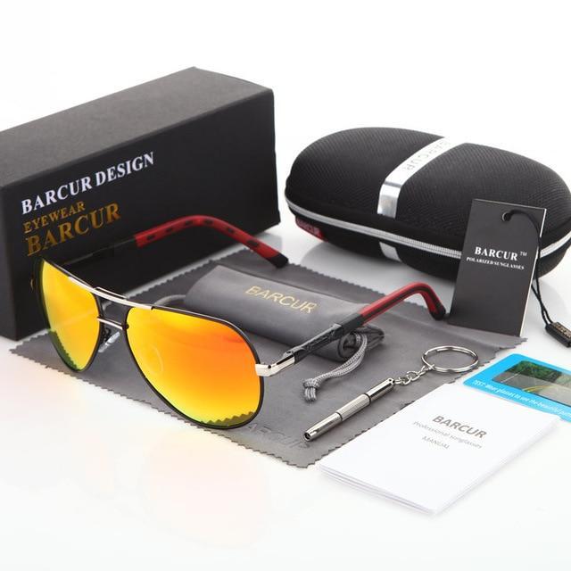 BARCUR™ Anti-UV Polarized Unisex Aviator Sunglasses - Image 7