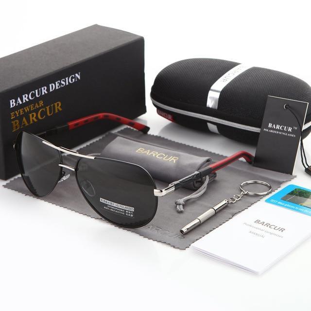 BARCUR™ Anti-UV Polarized Unisex Aviator Sunglasses - Image 8