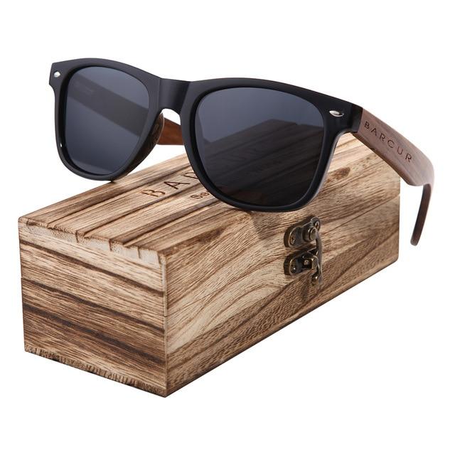 BARCUR™ Black Walnut Wood Polarized Sunglasses - Image 8