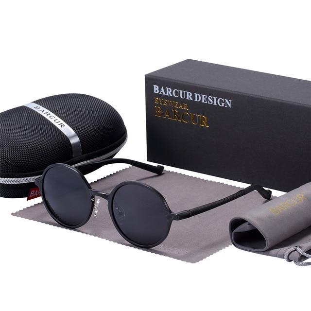 BARCUR™ Retro Style Hot Round Sunglasses UV400 - Image 2