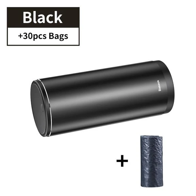 Baseus™ Luxurious Aluminum Alloy Car Trash - Image 4