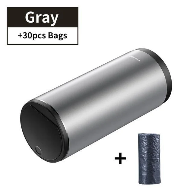Baseus™ Luxurious Aluminum Alloy Car Trash - Image 6