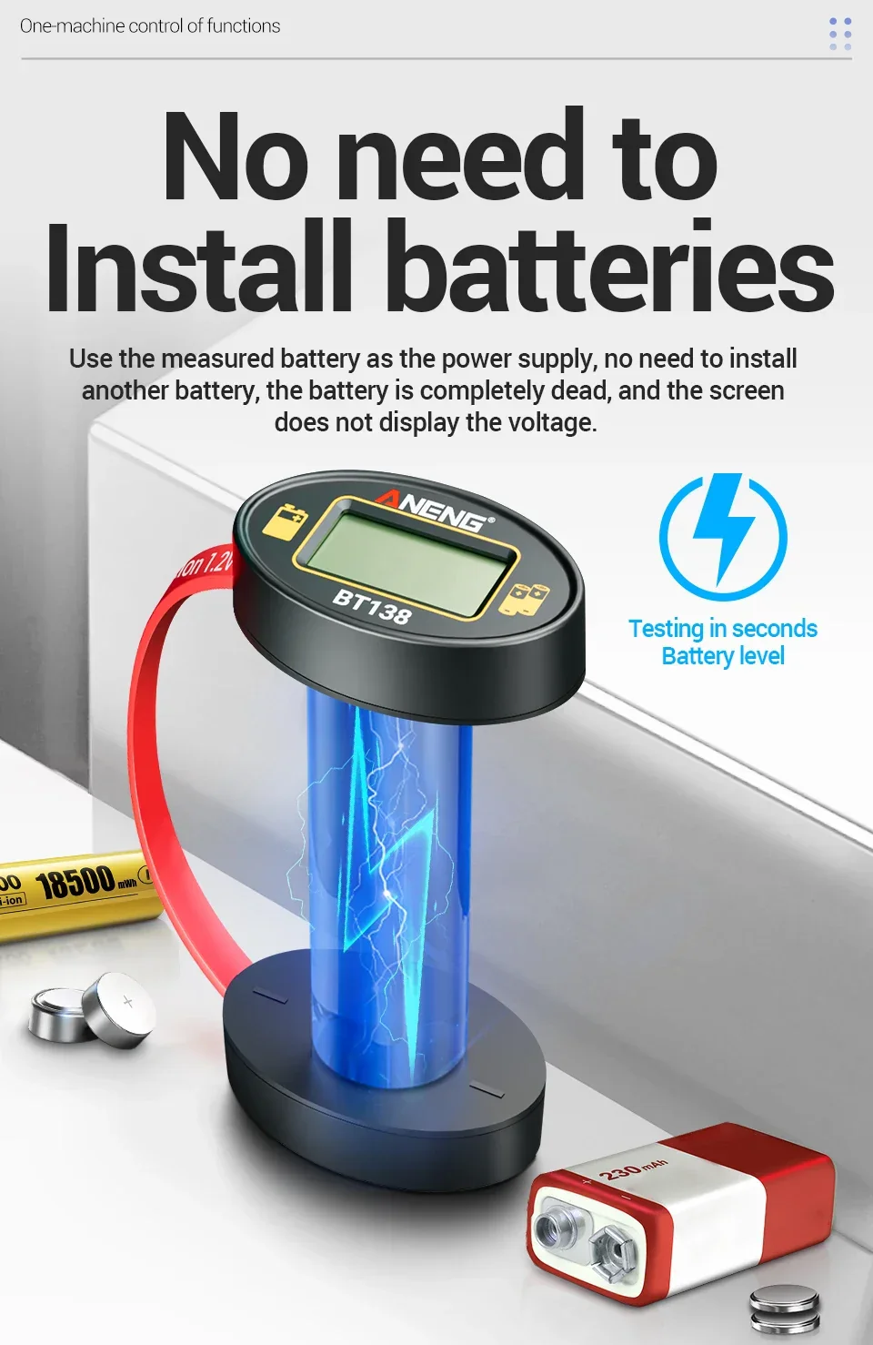SlotFree Open-Fit Magnetic Multi-Battery Tester with Self-Powered LCD Display - Image 13