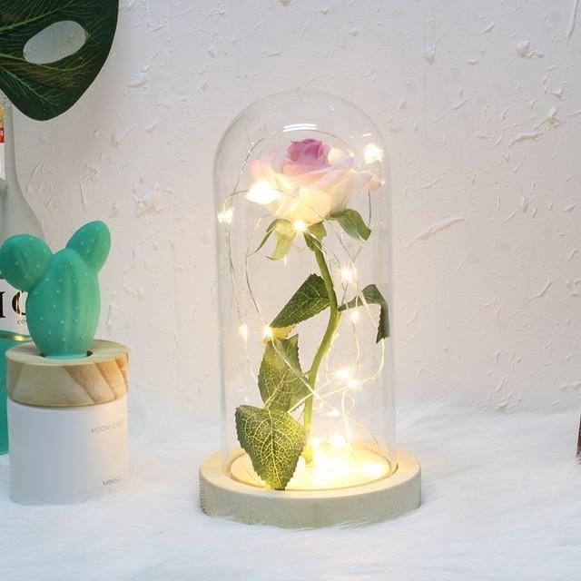 Beauty and the Beast LED Enchanted Rose in Glass Dome - Image 10