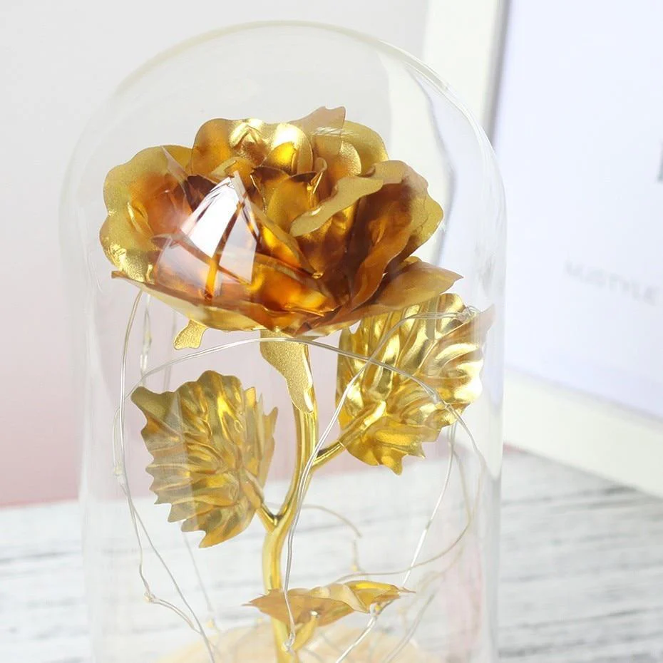 Beauty and the Beast LED Enchanted Rose in Glass Dome - Image 17