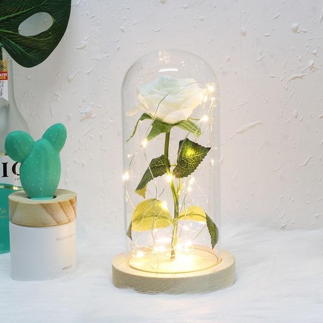 Beauty and the Beast LED Enchanted Rose in Glass Dome - Image 8