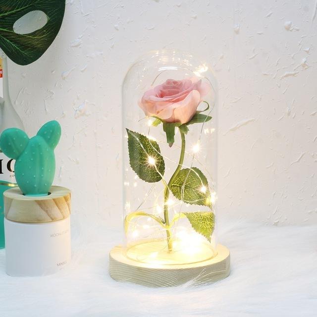 Beauty and the Beast LED Enchanted Rose in Glass Dome - Image 9