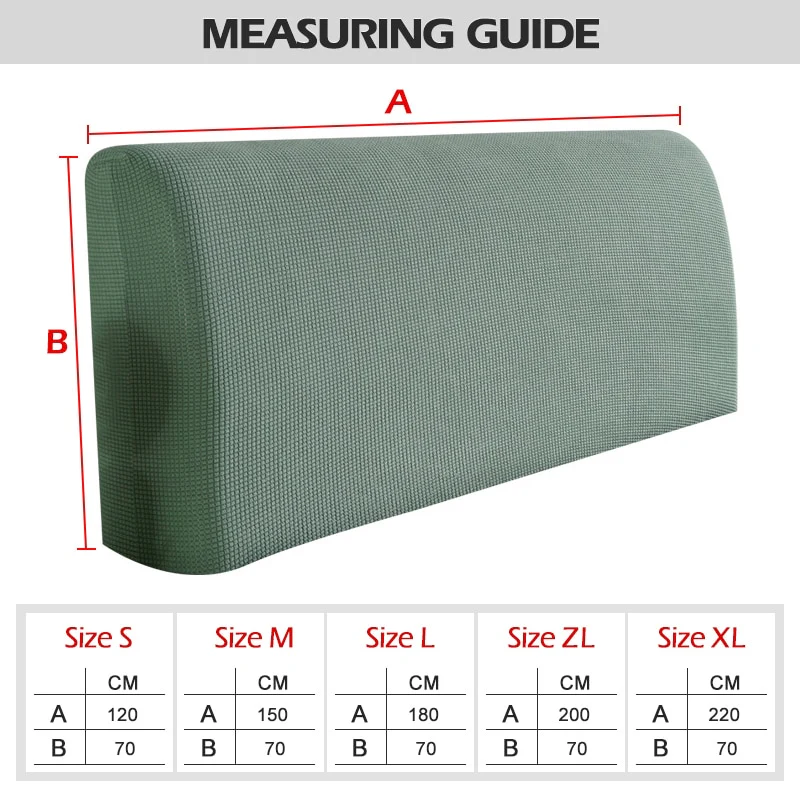 Polar Fleece Bed Headboard Elastic Cover - Image 12