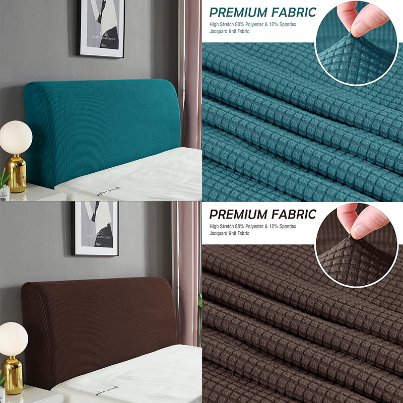Polar Fleece Bed Headboard Elastic Cover - Image 17