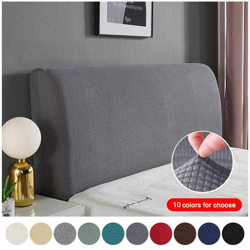 Polar Fleece Bed Headboard Elastic Cover - Image 3