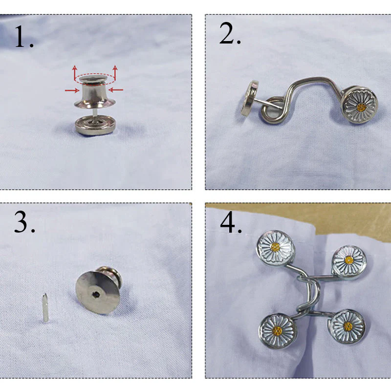 Belt-free Waist Buckle Snap Clips - Image 27