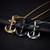 Bexx - Anchor Pendant  black/gold/white - Image 3