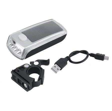 Bicycle 4 LED Solar Front Light - Image 2