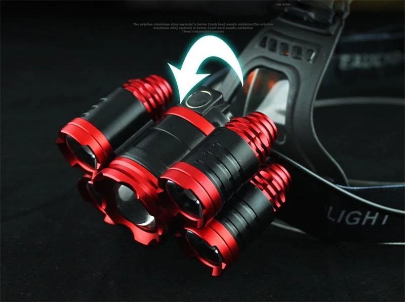 "BIG-BOB" 5 LED'S 12500LM HEADLAMP - Image 4