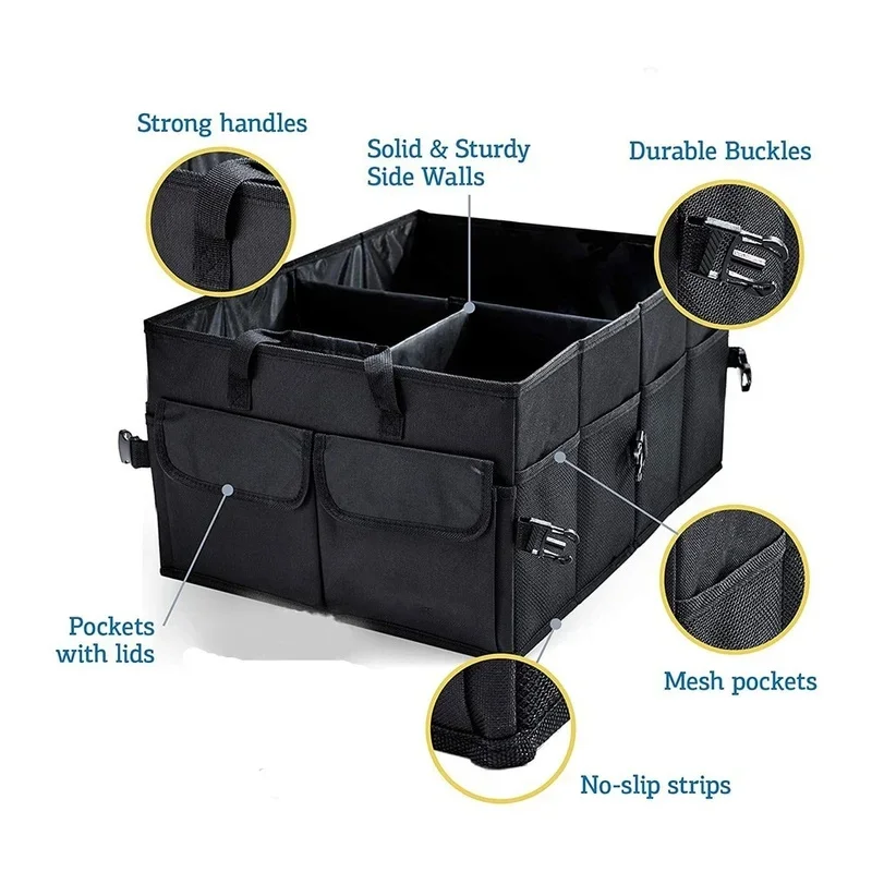 TrunkMaster XL Heavy-Duty Tear-Resistant Foldable Multi-Compartment Car Organizer - Image 4