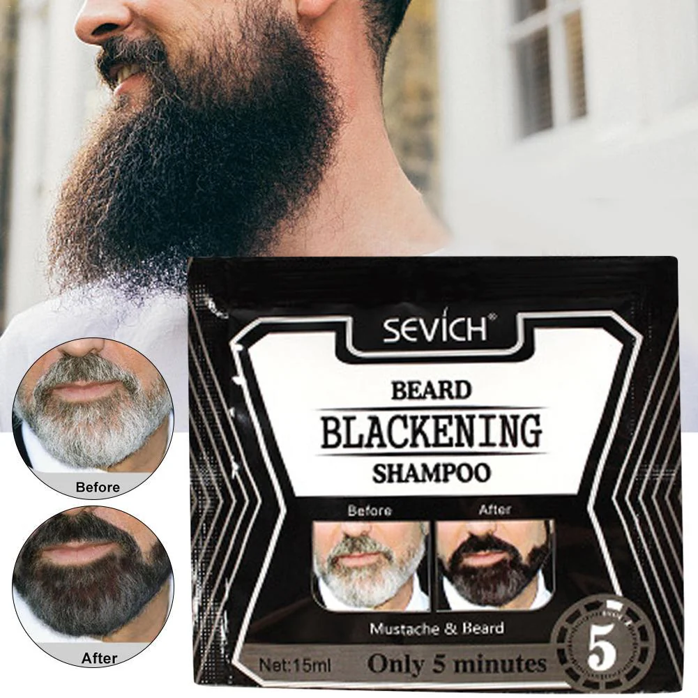 Natural Darkening Beard Shampoo (5pcs) - Image 3