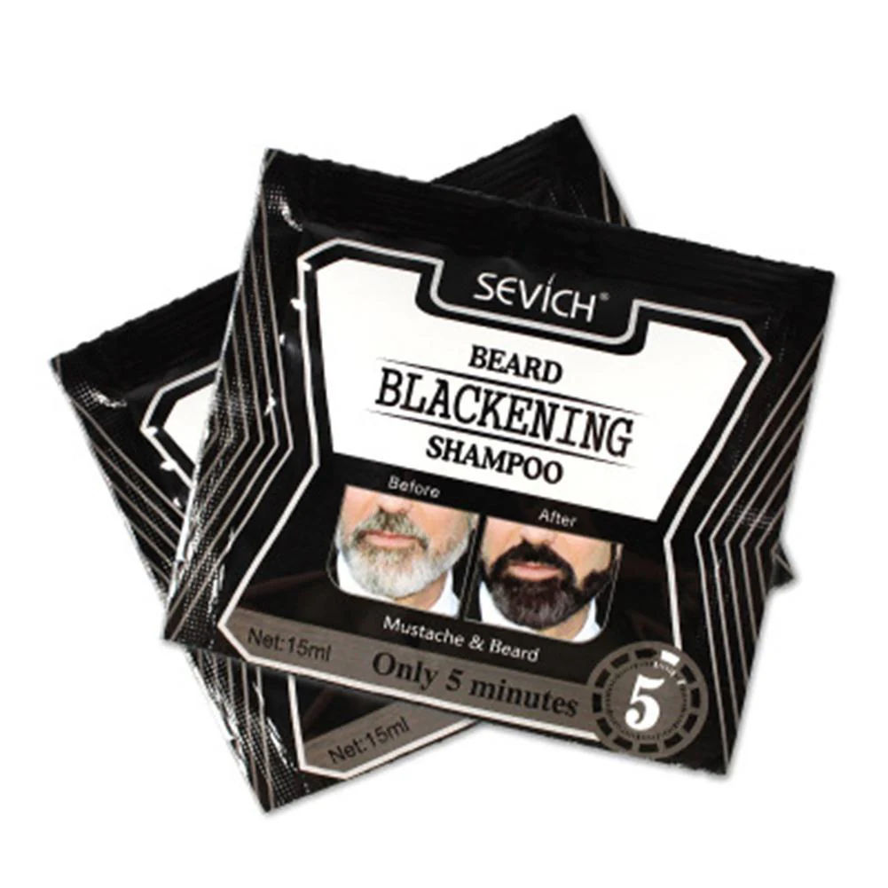 Natural Darkening Beard Shampoo (5pcs) - Image 4