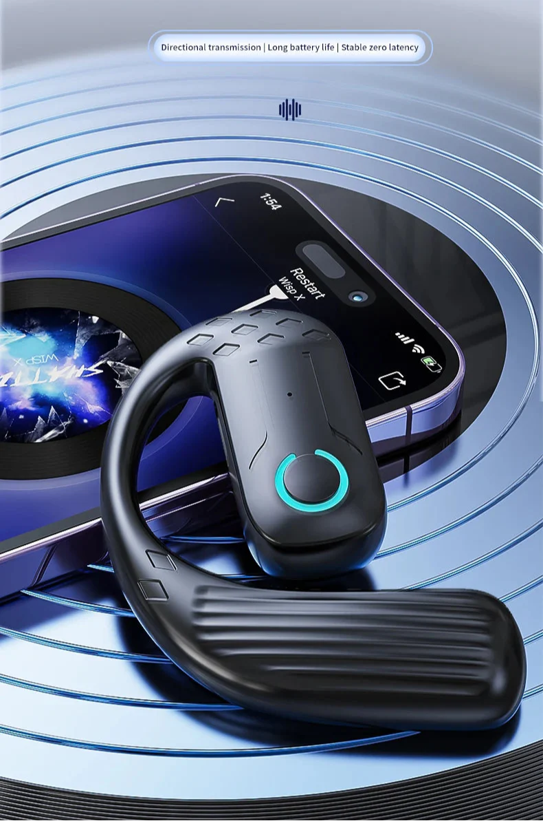 Comfort-Fit 180°Rotation Crystal Clear Calls & ENC Noise Reduction Stereo Sound Headset - Image 8
