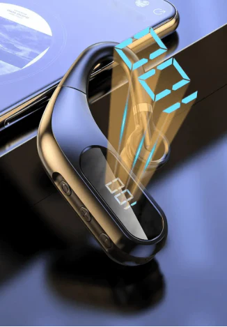 Led Digital Display HD Sound & Noise Reduction In-Ear Headset - Image 10
